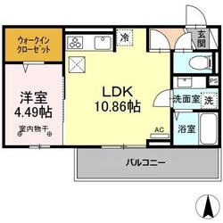 D-roomアスキムの物件間取画像